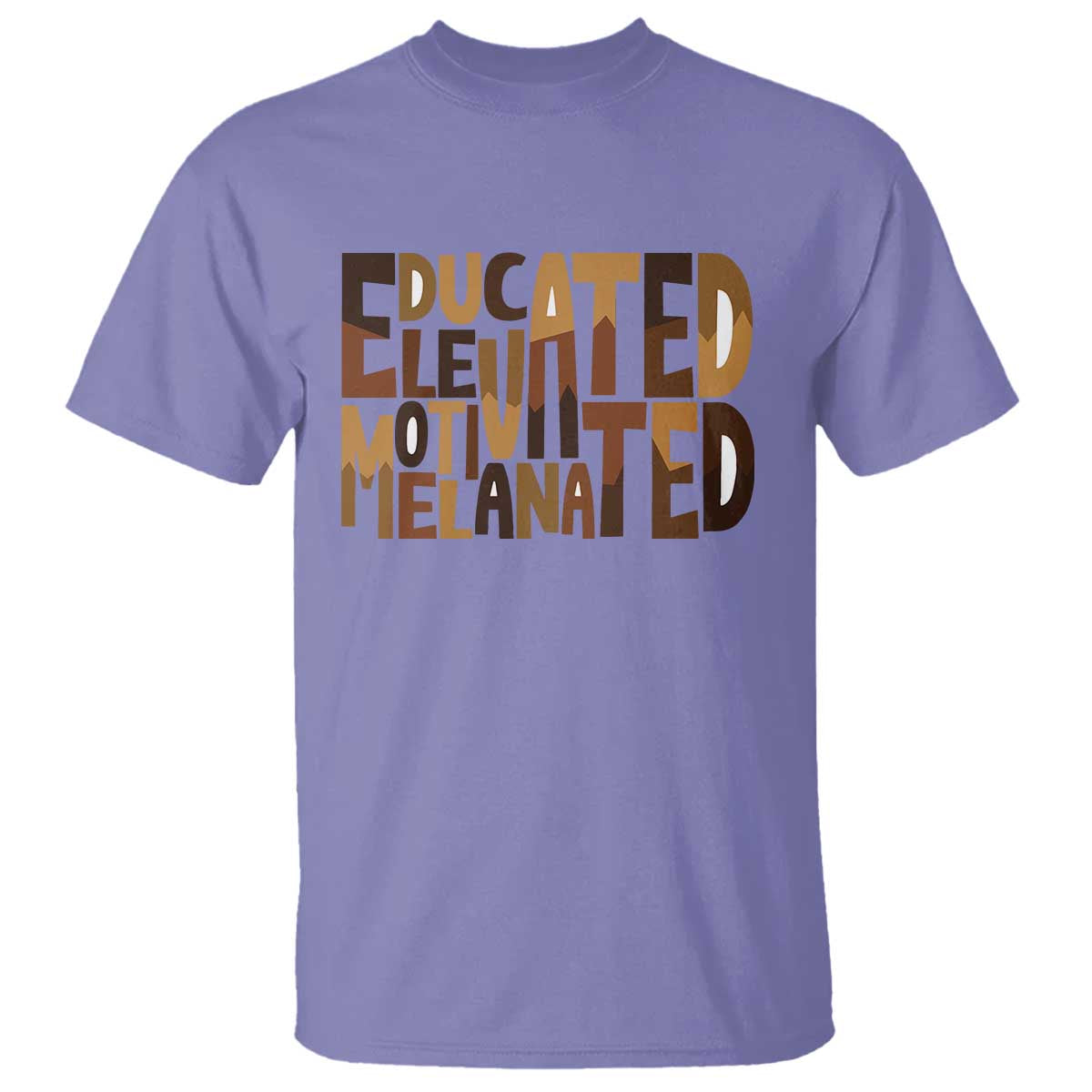 Educated Elevated Motivated Melanated T Shirt Proud African American