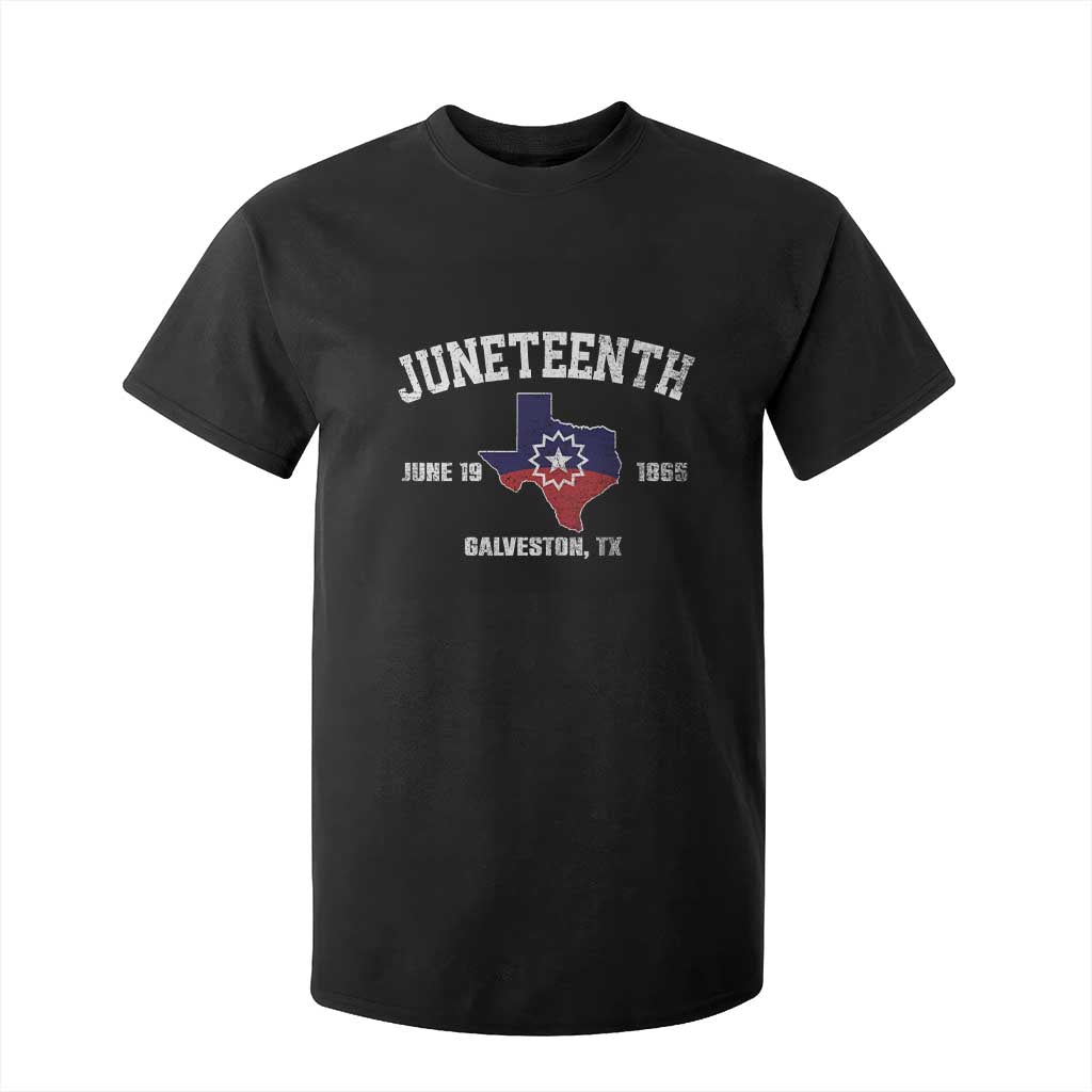 Juneteenth Galveston Texas T Shirt For Kid Juneteenth Flag African American History