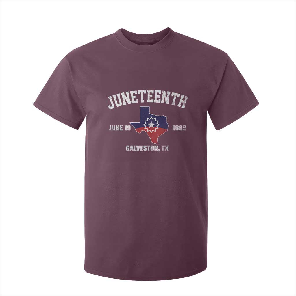 Juneteenth Galveston Texas T Shirt For Kid Juneteenth Flag African American History