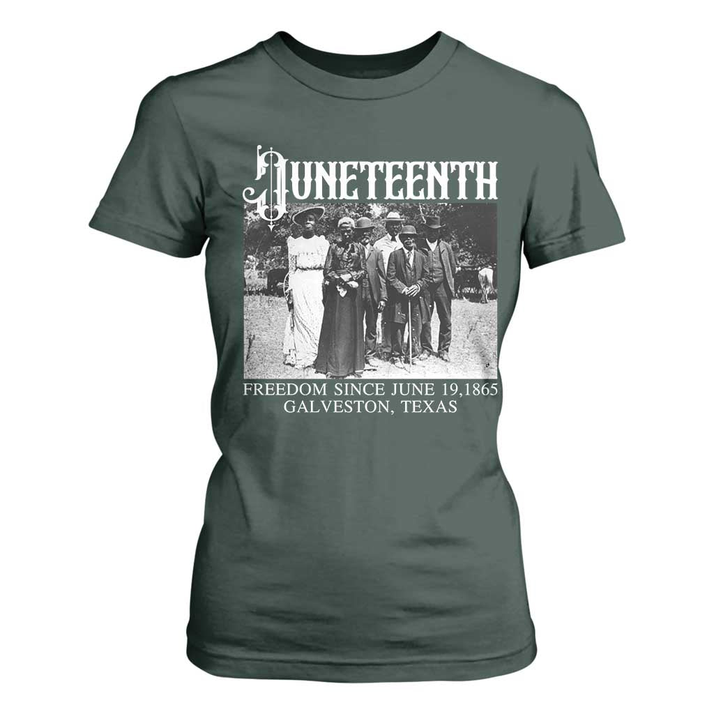 History Of Juneteenth T Shirt For Women Freedom Since June 19 Galveston Texas