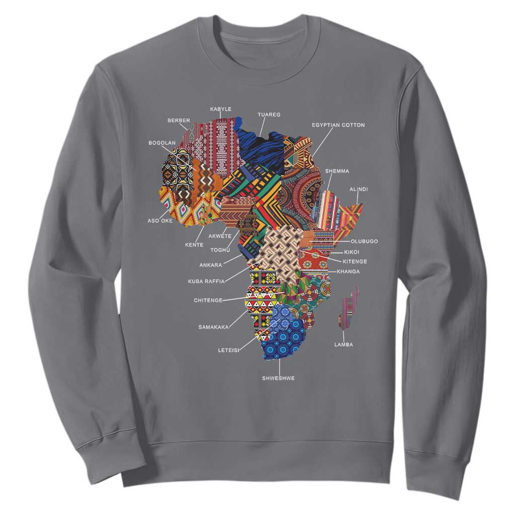 African Culture Black Fabrics Sweatshirt African American Heritage