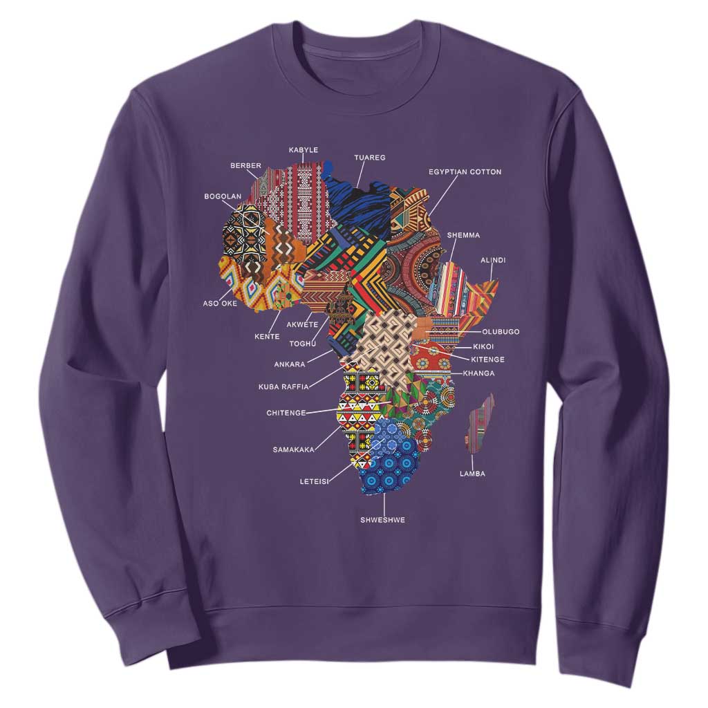 African Culture Black Fabrics Sweatshirt African American Heritage