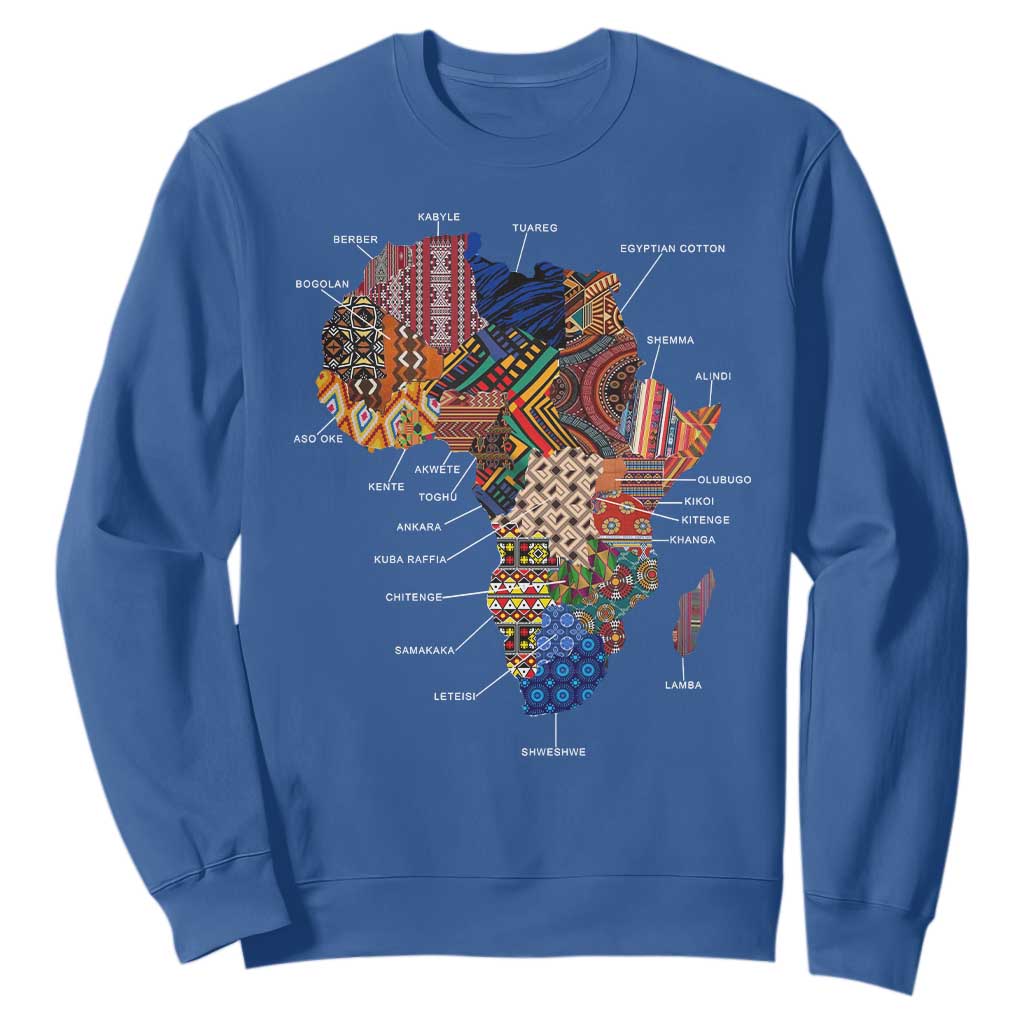 African Culture Black Fabrics Sweatshirt African American Heritage