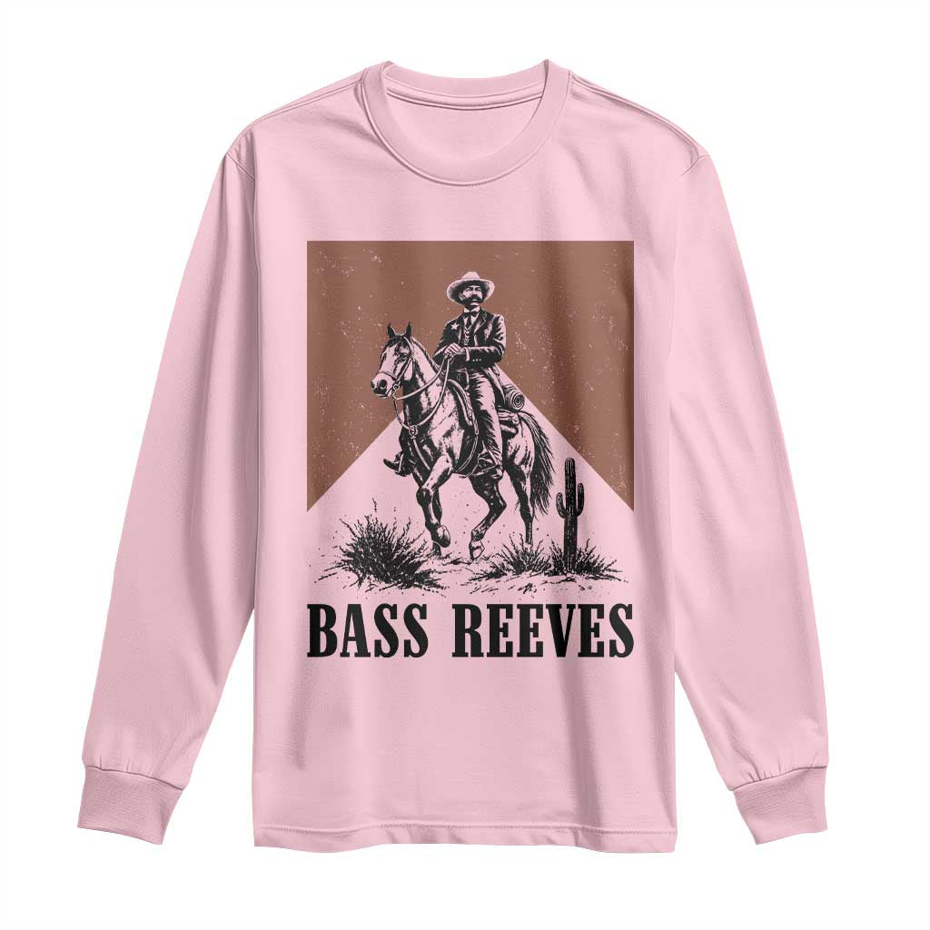 Bass Reeves Long Sleeve Shirt First Black Deputy US Marshal Western Cowboy