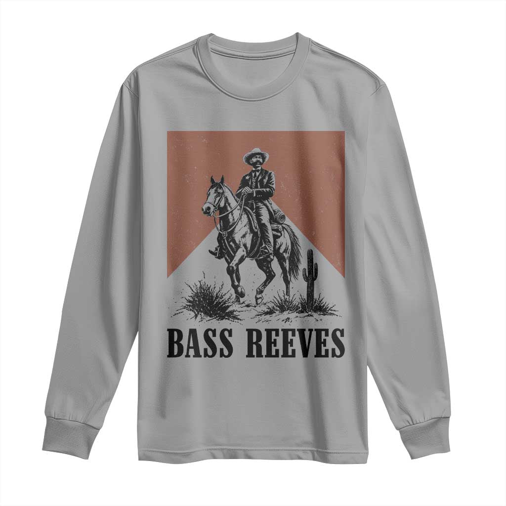 Bass Reeves Long Sleeve Shirt First Black Deputy US Marshal Western Cowboy