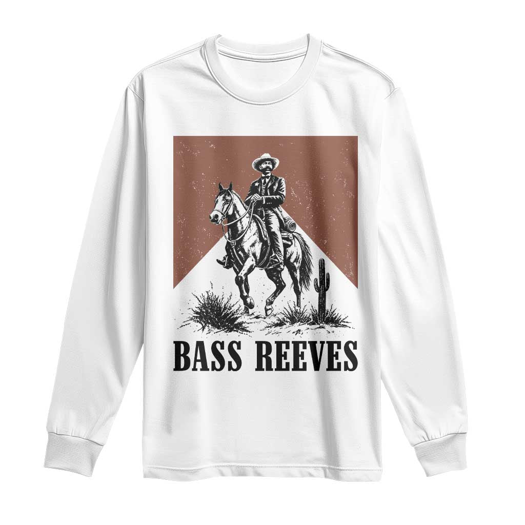 Bass Reeves Long Sleeve Shirt First Black Deputy US Marshal Western Cowboy