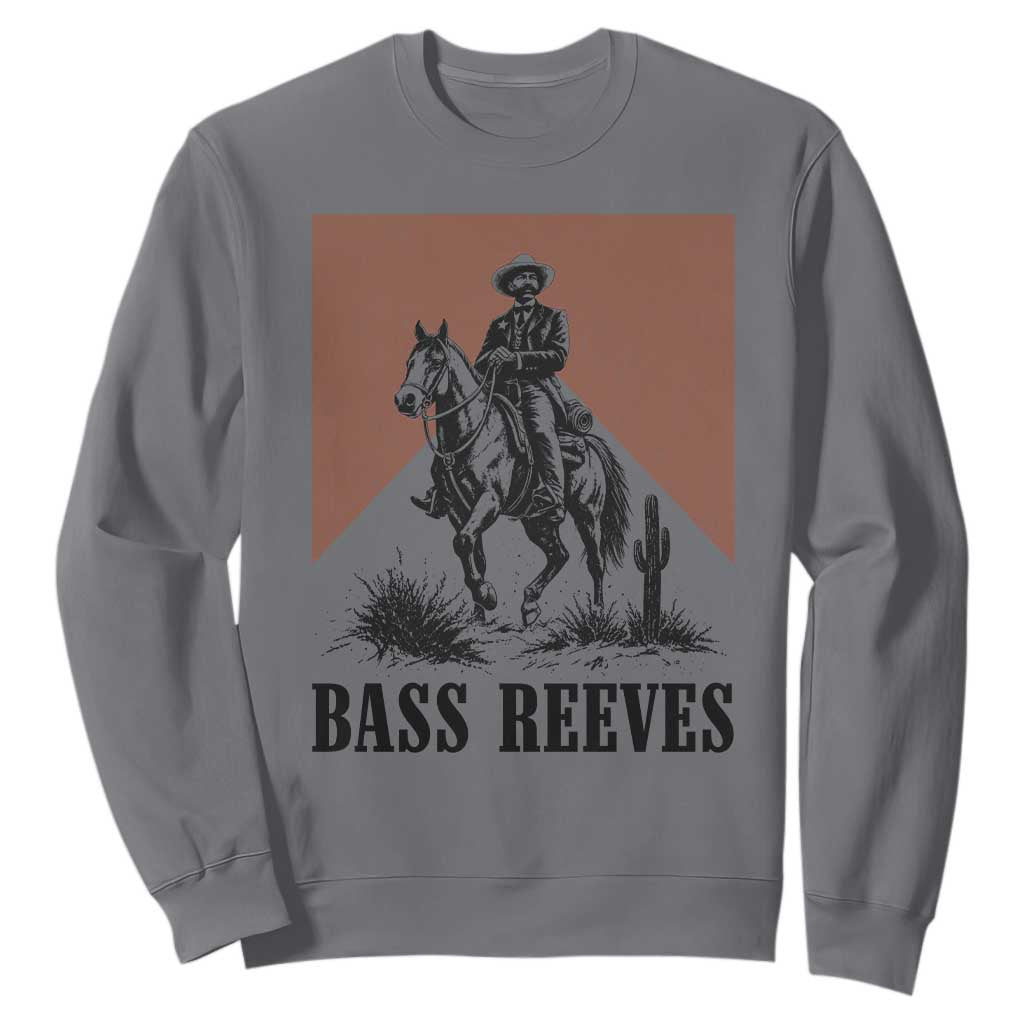 Bass Reeves Sweatshirt First Black Deputy US Marshal Western Cowboy