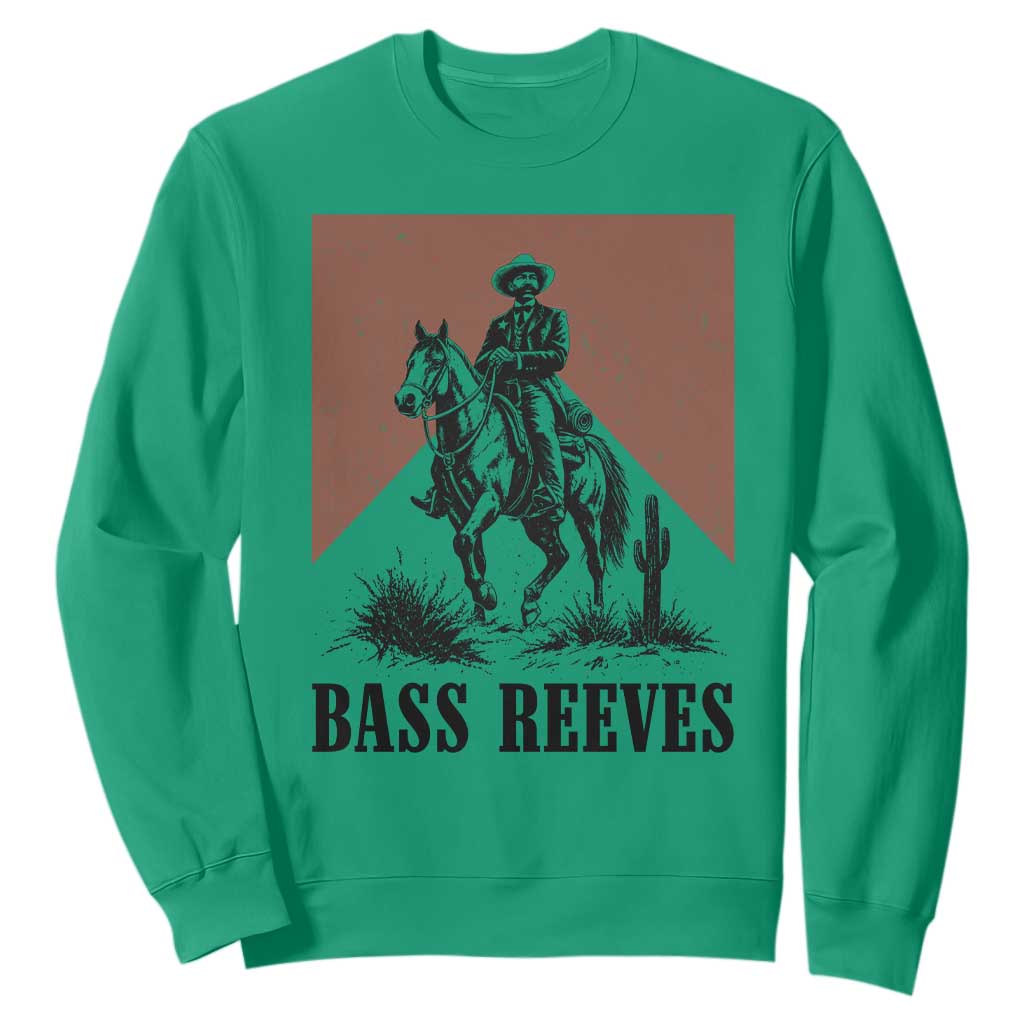 Bass Reeves Sweatshirt First Black Deputy US Marshal Western Cowboy
