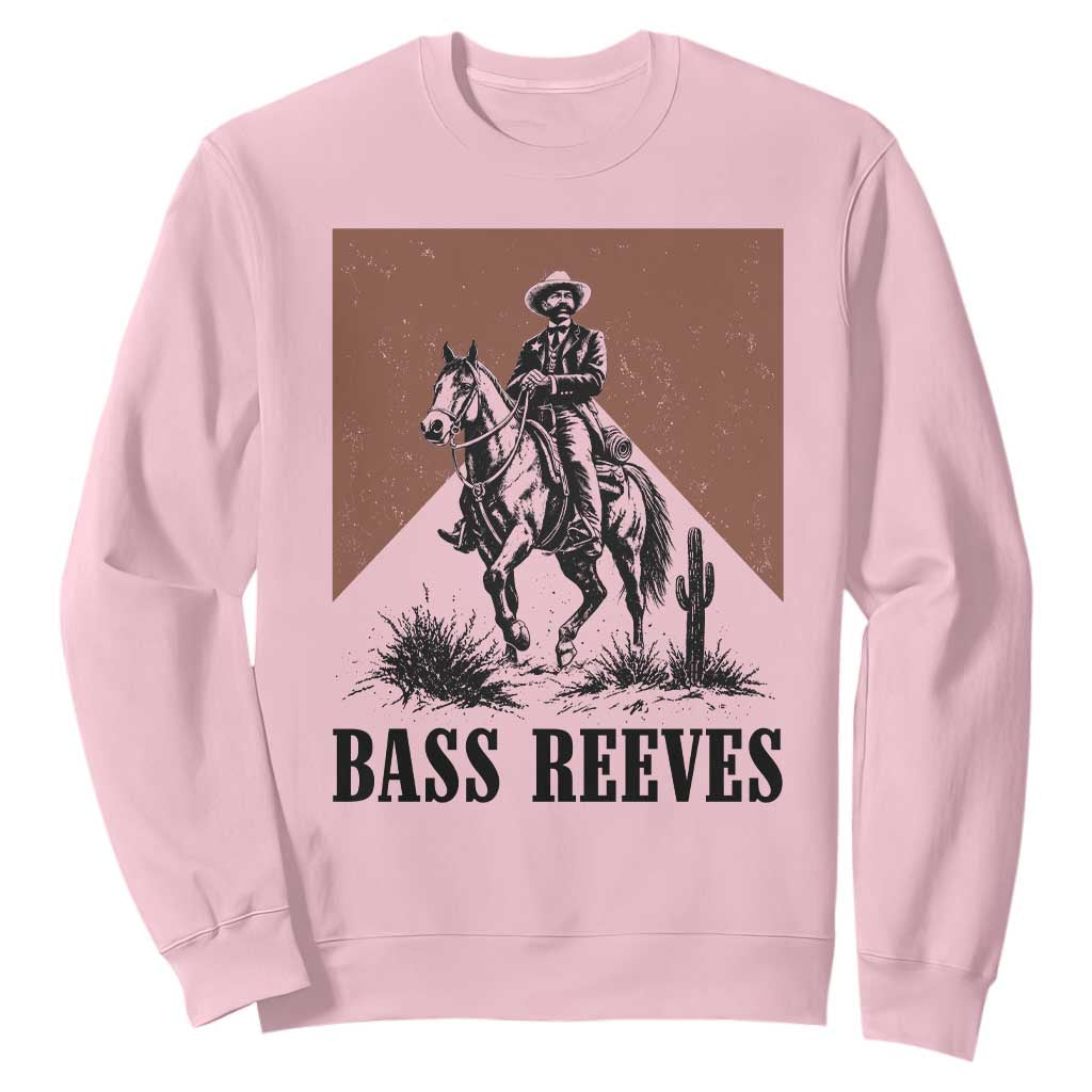 Bass Reeves Sweatshirt First Black Deputy US Marshal Western Cowboy