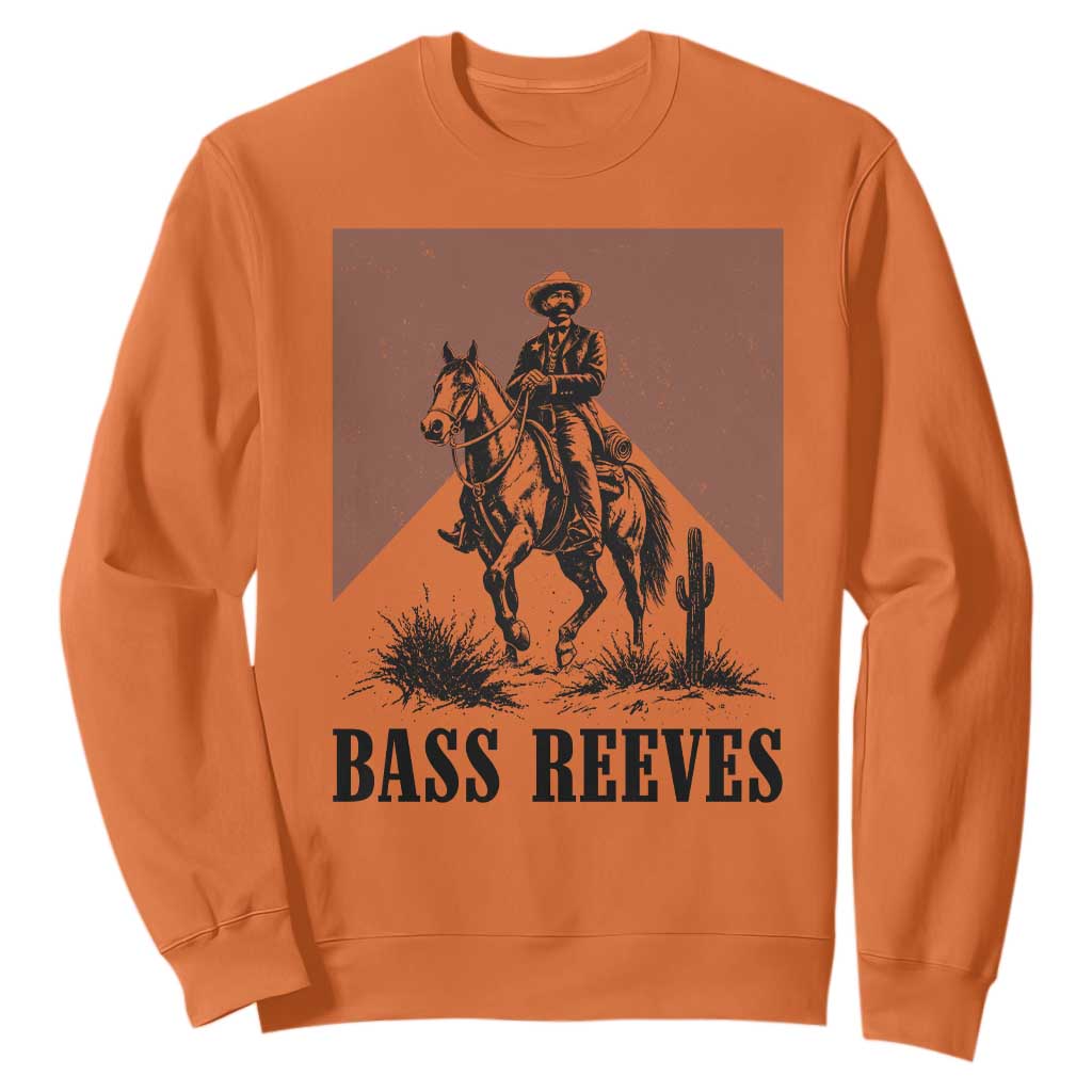 Bass Reeves Sweatshirt First Black Deputy US Marshal Western Cowboy