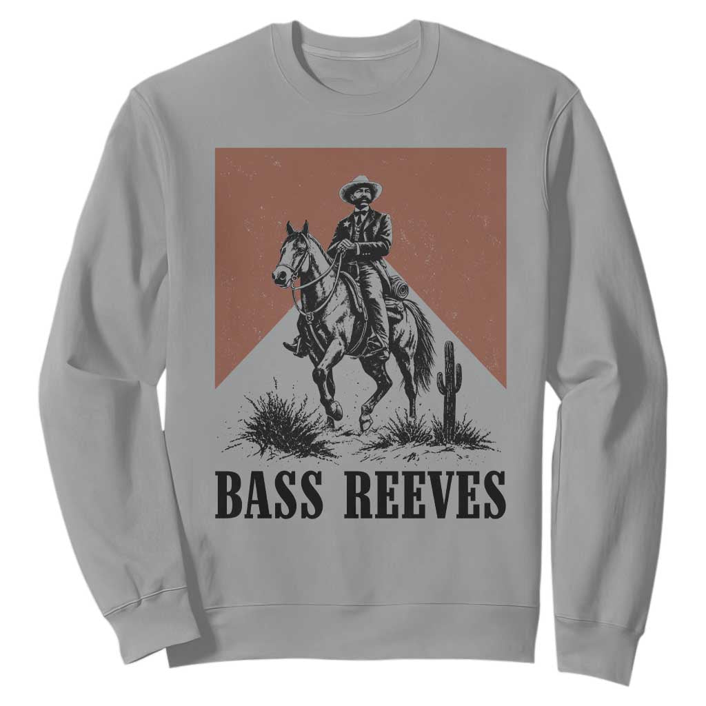 Bass Reeves Sweatshirt First Black Deputy US Marshal Western Cowboy