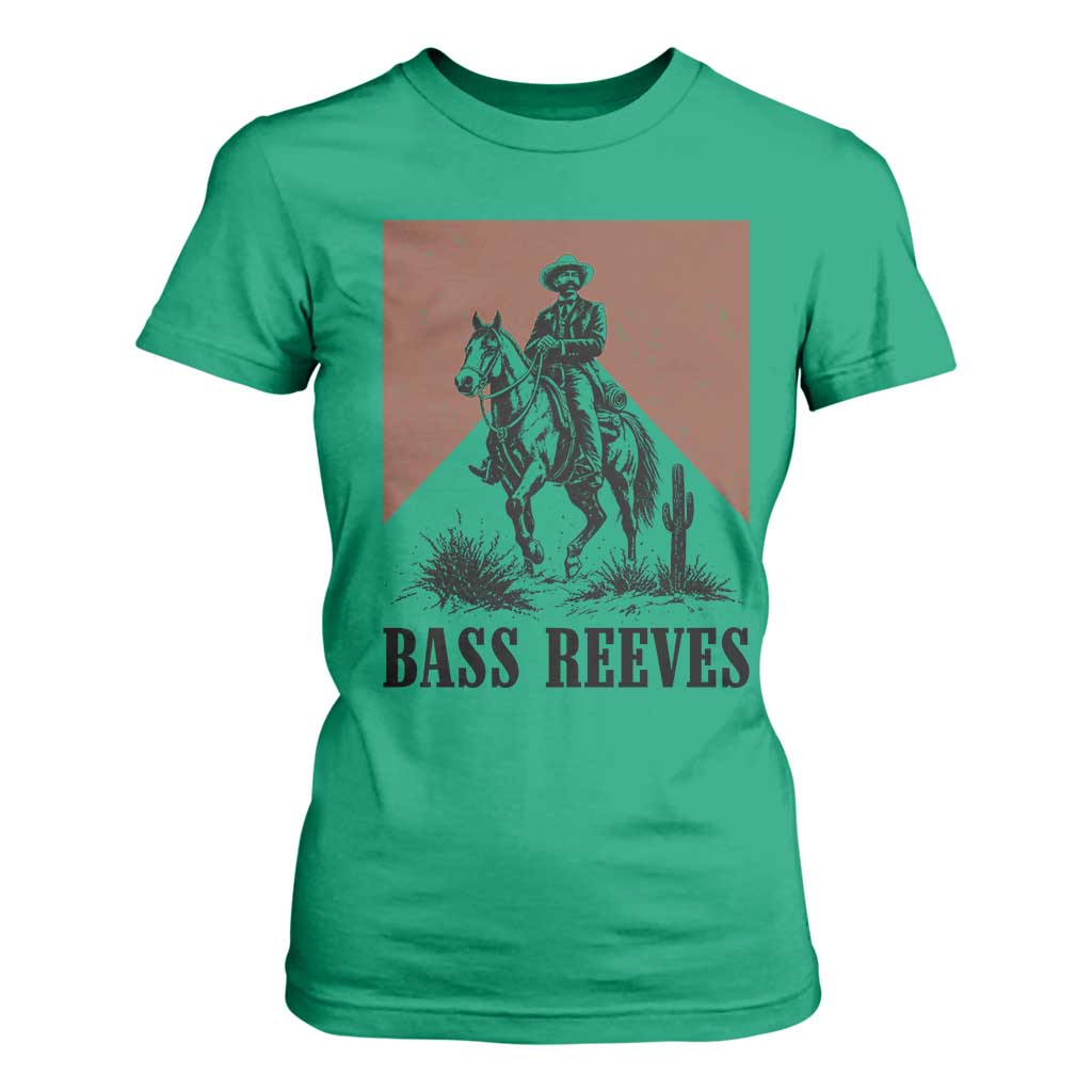 Bass Reeves T Shirt For Women First Black Deputy US Marshal Western Cowboy