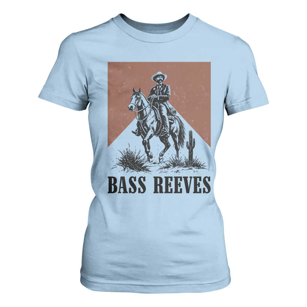 Bass Reeves T Shirt For Women First Black Deputy US Marshal Western Cowboy