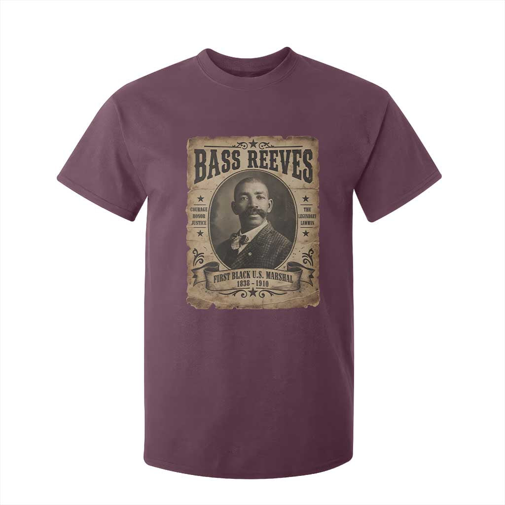 Bass Reeves T Shirt For Kid The Legendary Lawman and First Black Us Marshal Old West Style