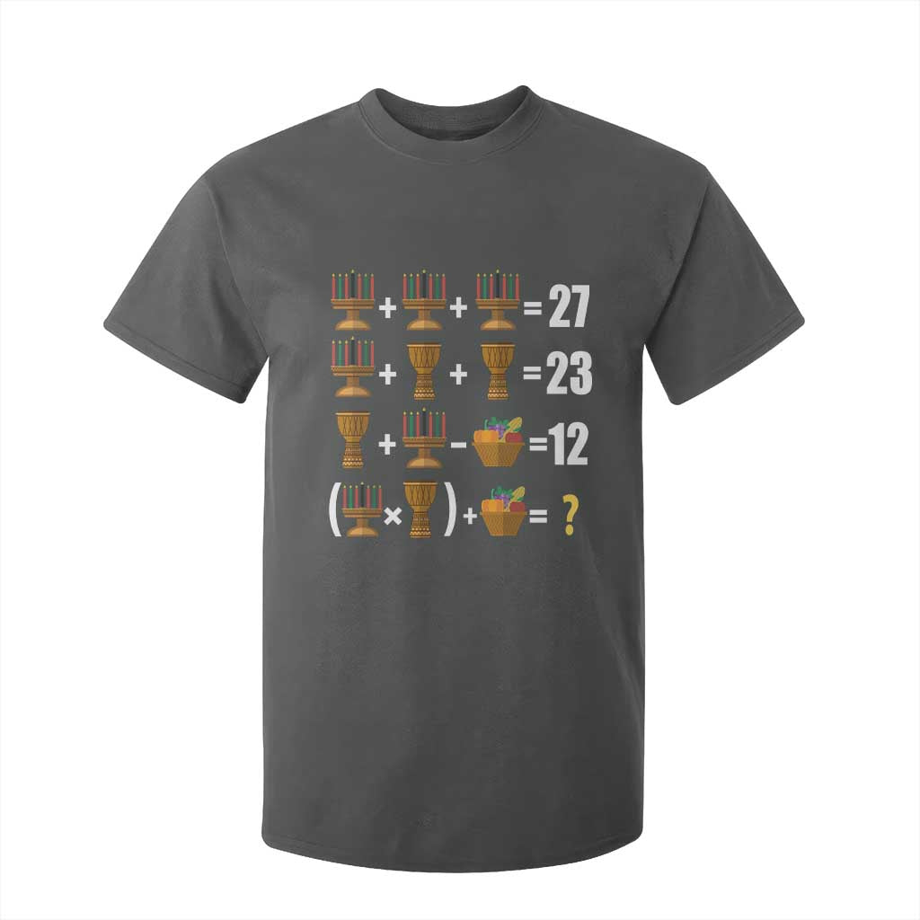 Funny 67 Kwanzaa Math T Shirt For Kid Six Seven Meme Kinara Candles African American Christmas - African Pride