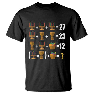 Funny 67 Kwanzaa Math T Shirt Six Seven Meme Kinara Candles African American Christmas - African Pride