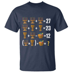 Funny 67 Kwanzaa Math T Shirt Six Seven Meme Kinara Candles African American Christmas - African Pride