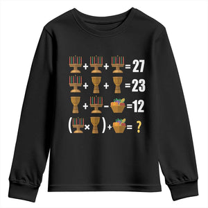 Funny 67 Kwanzaa Math Youth Sweatshirt Six Seven Meme Kinara Candles African American Christmas - African Pride