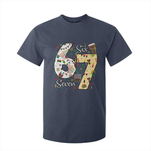 Funny 67 Kwanzaa T Shirt For Kid Six Seven Meme Kinara Candles African American Christmas - African Pride