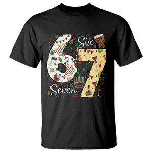 Funny 67 Kwanzaa T Shirt Six Seven Meme Kinara Candles African American Christmas - African Pride