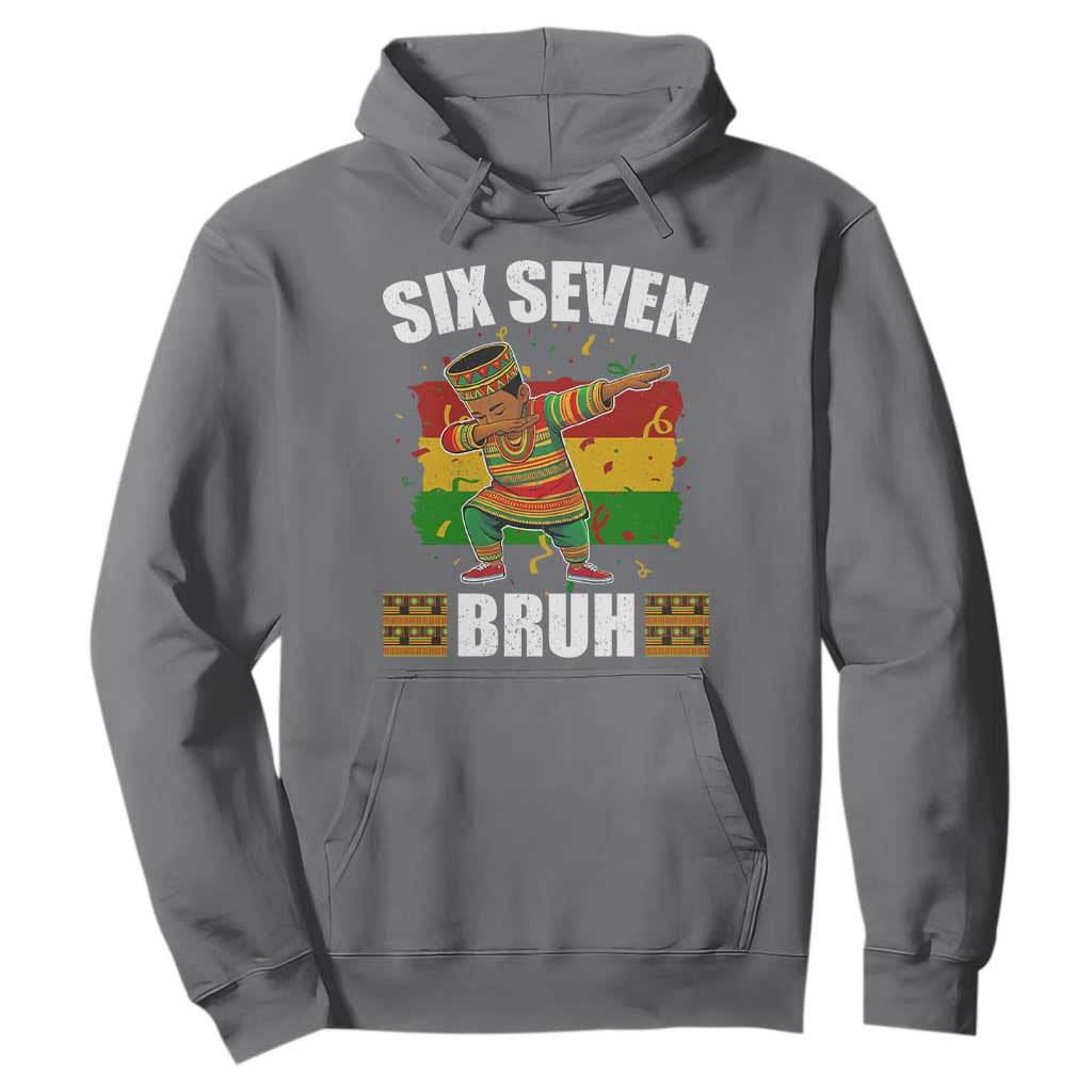 Funny 67 Kwanzaa Hoodie Six Seven Bruh Dabbing African Heritage - African Pride
