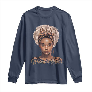 Melanin Queen Long Sleeve Shirt Proud African American