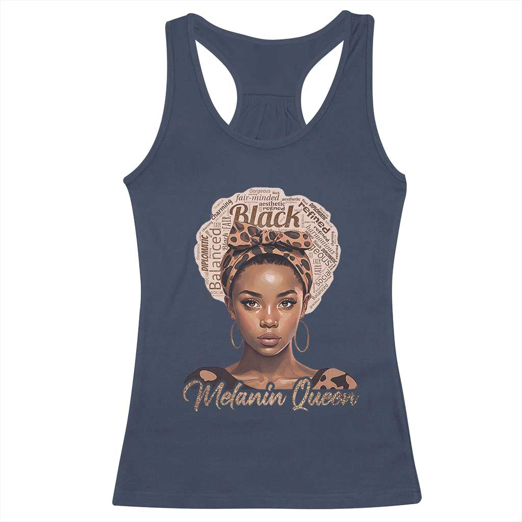 Melanin Queen Racerback Tank Top Proud African American