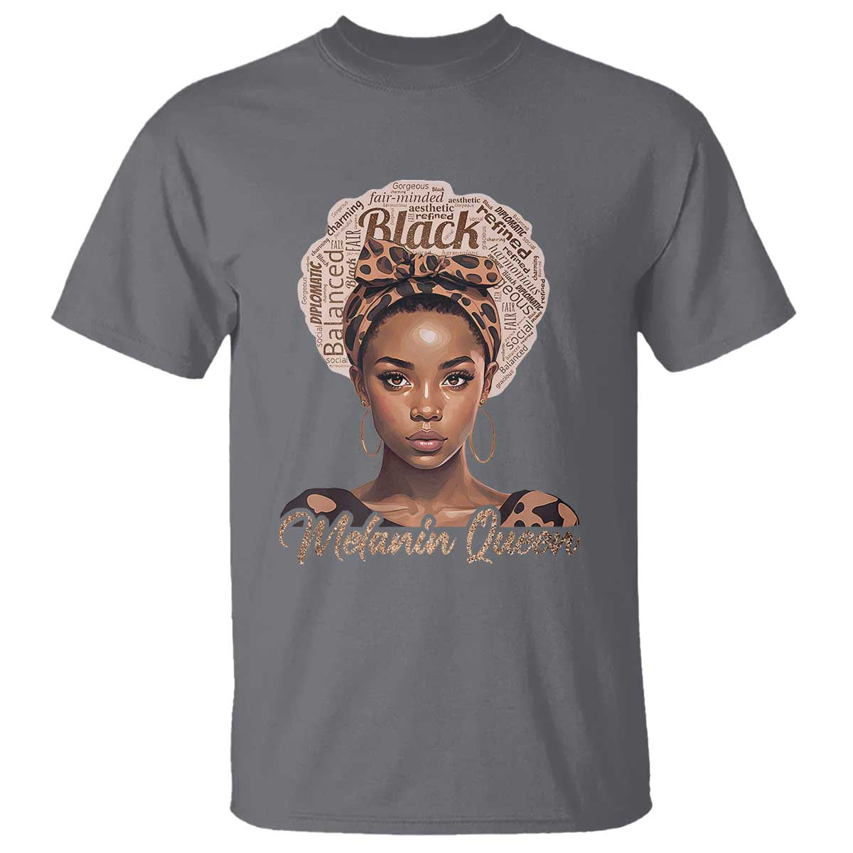 Melanin Queen T Shirt Proud African American