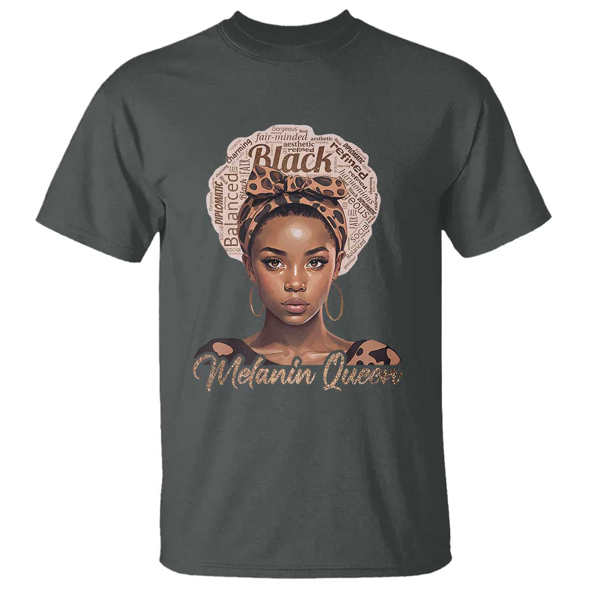 Melanin Queen T Shirt Proud African American