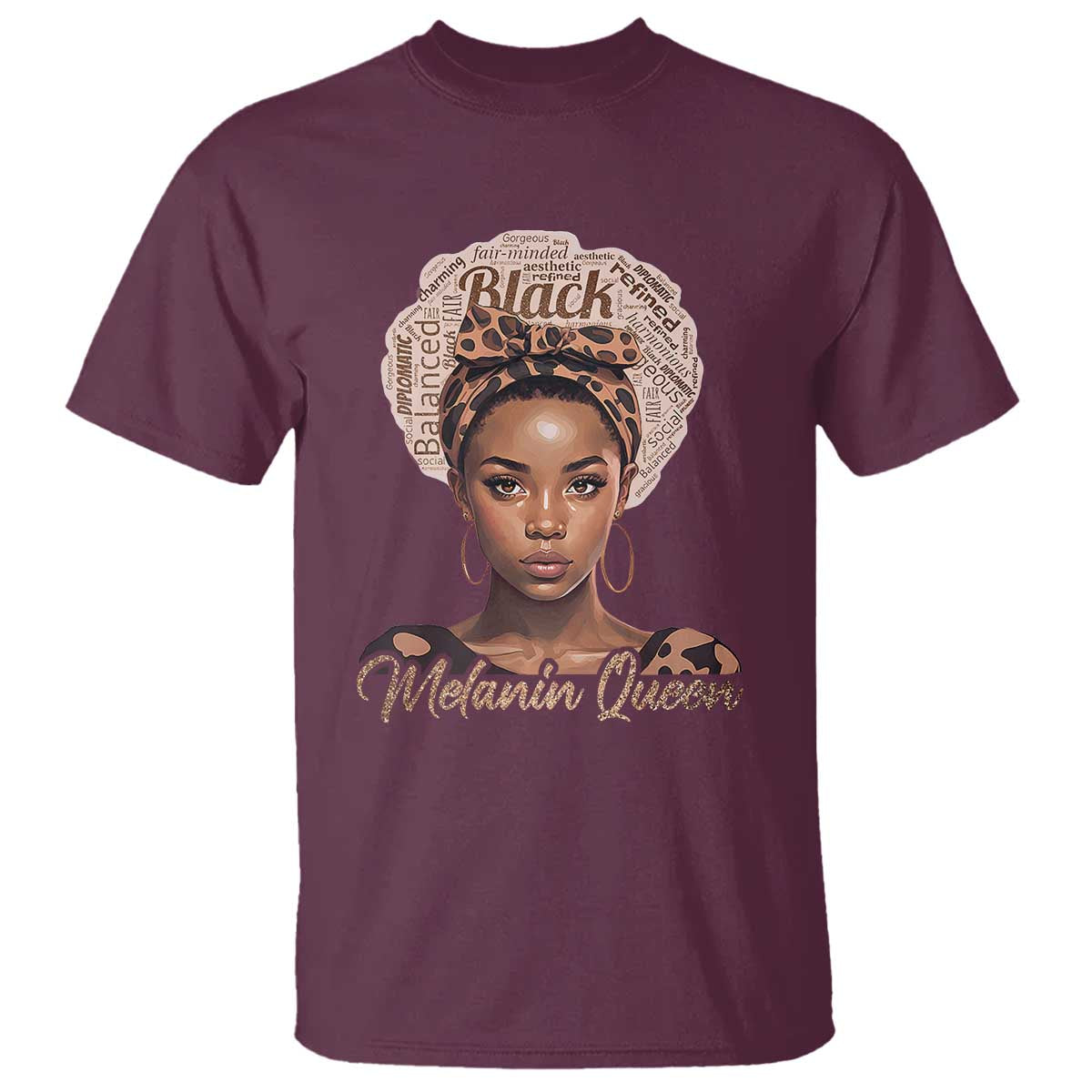 Melanin Queen T Shirt Proud African American