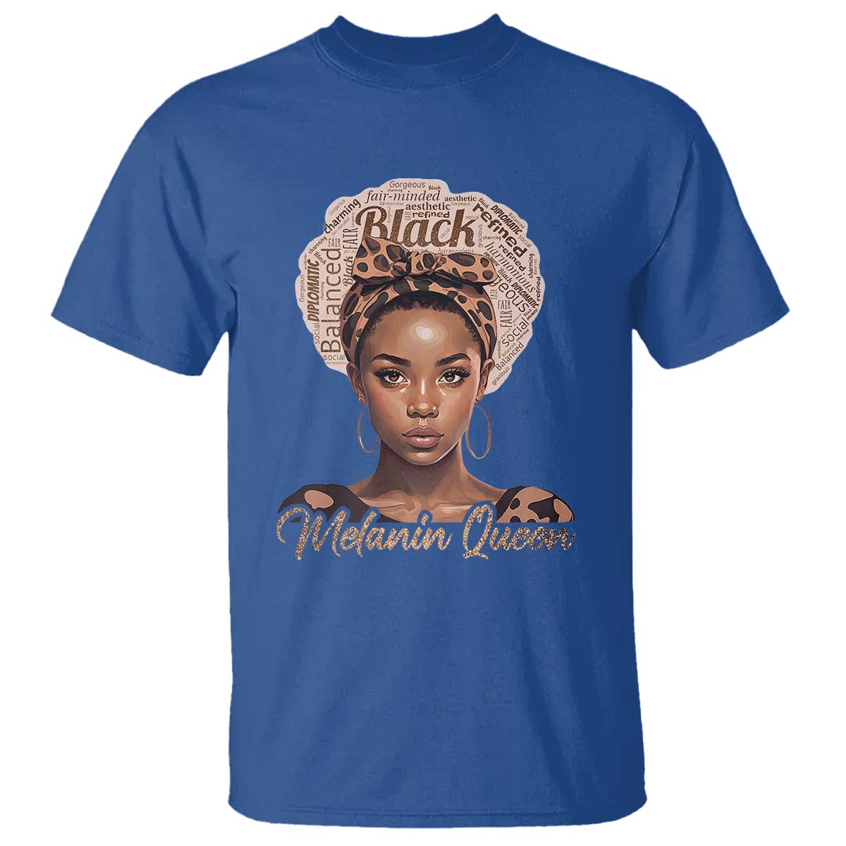 Melanin Queen T Shirt Proud African American