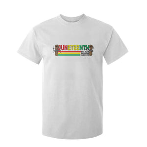 Juneteenth 1865 T Shirt For Kid Believe Achieve Succeed Independence Day Breaking Every Chain