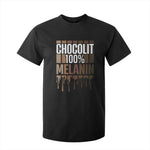 Funny Chocolit 100% T Shirt For Kid Melanin Black Pride African American
