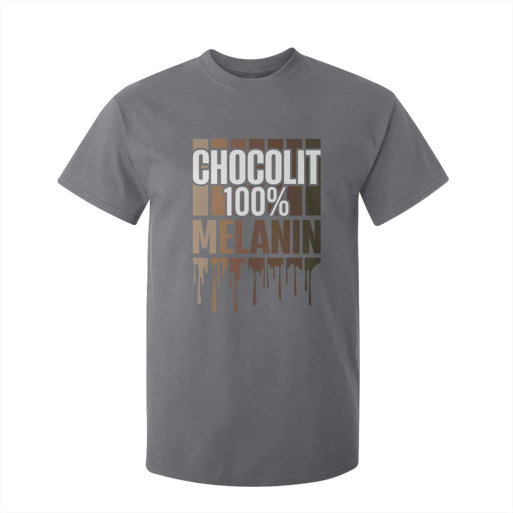Funny Chocolit 100% T Shirt For Kid Melanin Black Pride African American