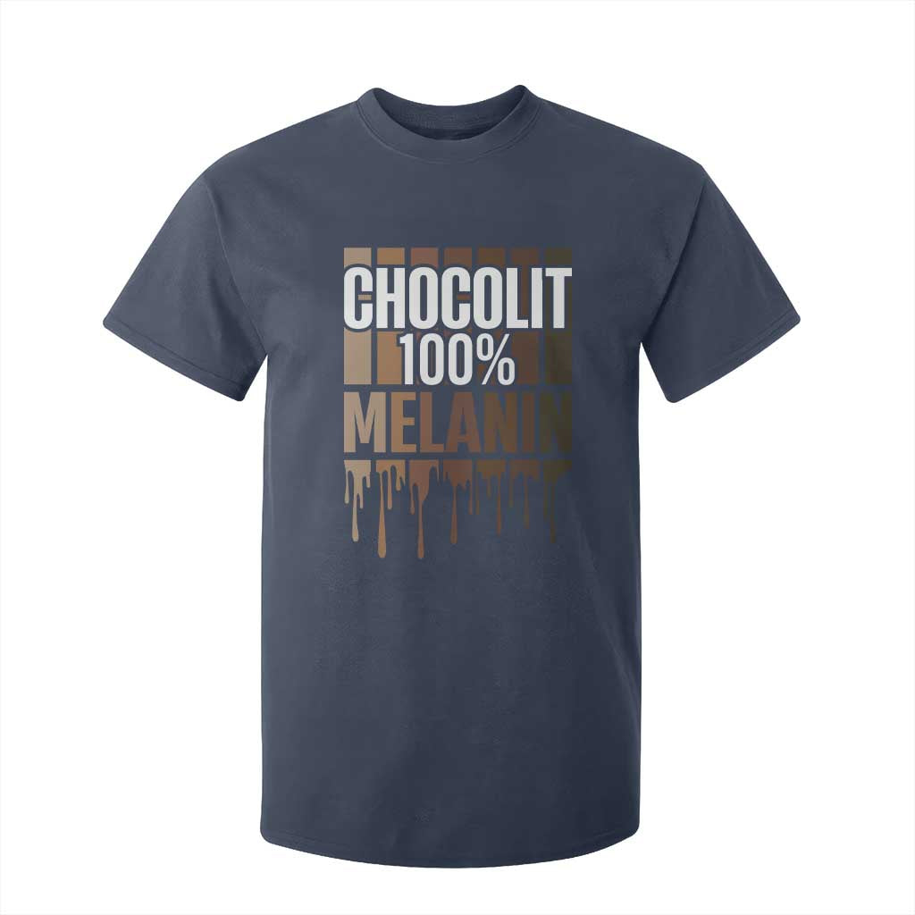 Funny Chocolit 100% T Shirt For Kid Melanin Black Pride African American