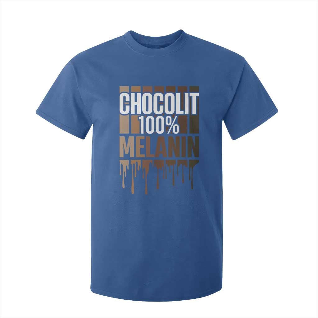 Funny Chocolit 100% T Shirt For Kid Melanin Black Pride African American