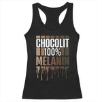 Funny Chocolit 100% Racerback Tank Top Melanin Black Pride African American