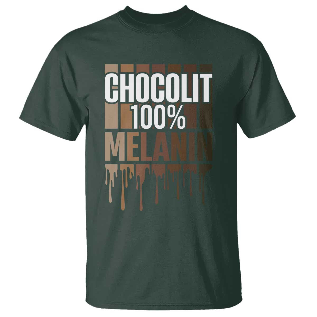 Funny Chocolit 100% T Shirt Melanin Black Pride African American