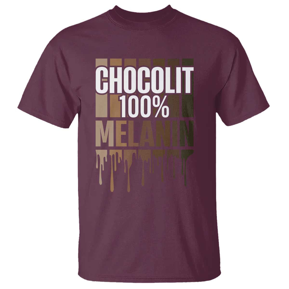 Funny Chocolit 100% T Shirt Melanin Black Pride African American