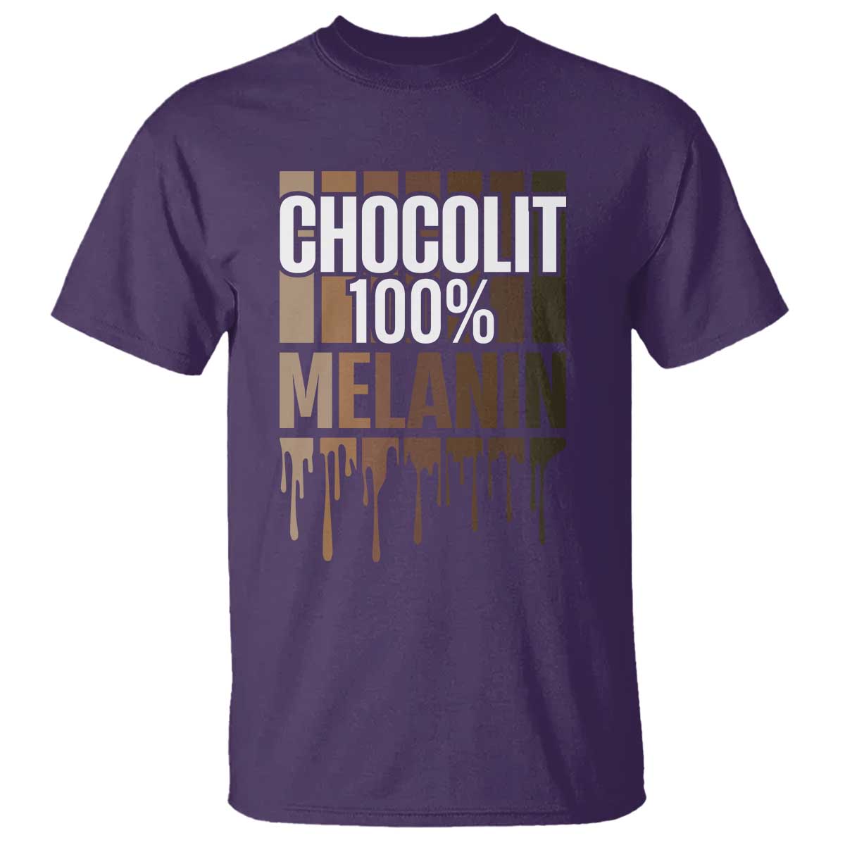 Funny Chocolit 100% T Shirt Melanin Black Pride African American