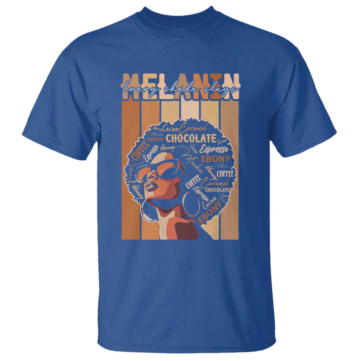 Melanin Every Shade Slays T Shirt Melanin Black Afro Queen African American Pride