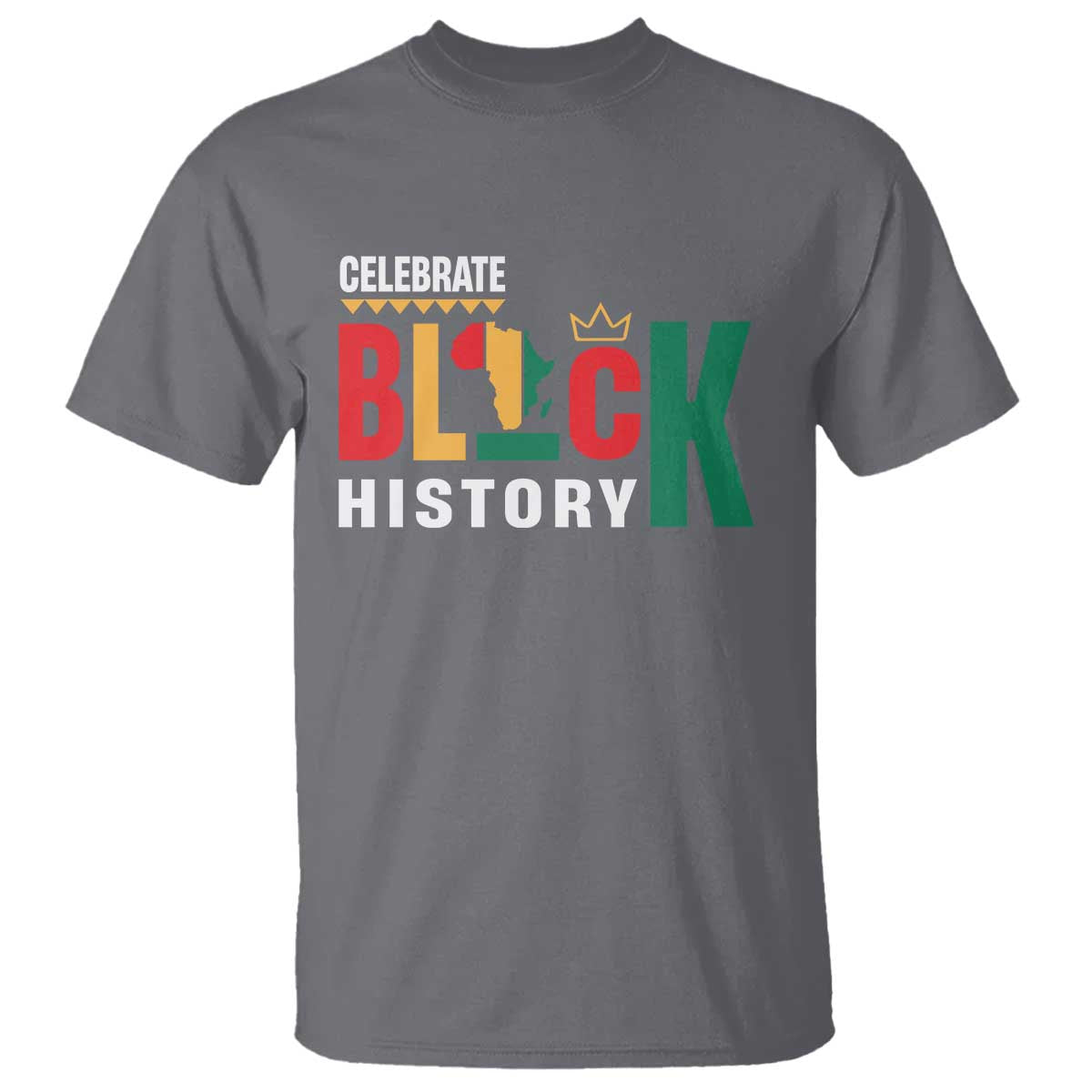 Celebrate Black History Month T Shirt African American History Africa Map