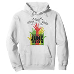 Juneteenth 1865 Hoodie Black Freedom Juneteenth Peace Love Free - ish Breaking Every Chain