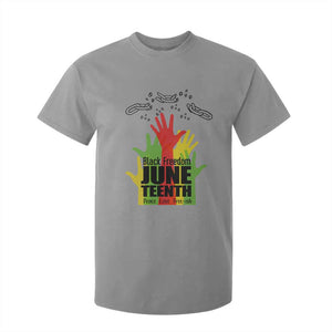 Juneteenth 1865 T Shirt For Kid Black Freedom Juneteenth Peace Love Free - ish Breaking Every Chain