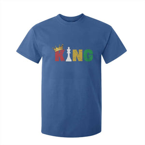 Funny Juneteenth King T Shirt For Kid Black Father Chess African American