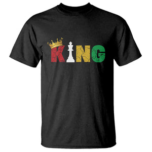 Funny Juneteenth King T Shirt Black Father Chess African American