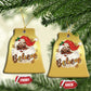 Funny Xmas Black Santa Christmas Ornament Believe Retro African American Christmas