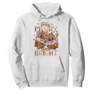 Funny African American Christmas Hoodie Stay Merry And Bright Black Melanin Girl Nails
