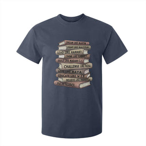 Black History Month African American Leaders Teacher Book Lover T Shirt For Kid