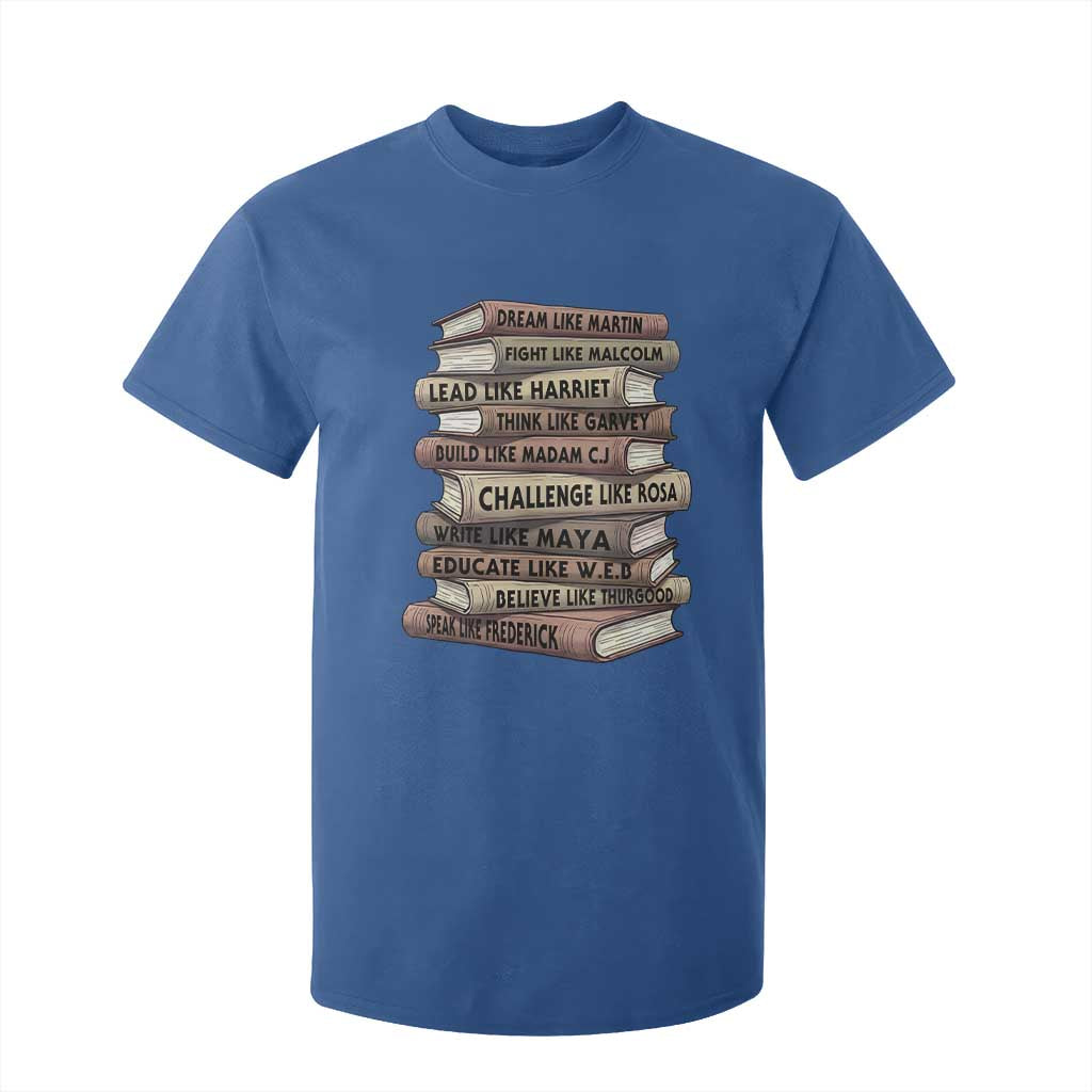 Black History Month African American Leaders Teacher Book Lover T Shirt For Kid